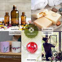 Hierbas secas y flores para hechizos de brujería – Paquete de 18 bolsas de flores secas a granel – Ideal para hacer velas DIY Kit Jabón Aceite Esencial Resina Labial Brillo Incluye Pétalos de Rosa de Lavanda Jazmín - Arteztik

