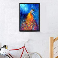 5D DIY Diamond Painting Kits for Adults 30x40cm, Full Square Drill Diamond Crystal Rhinestone Embroidery Cross Stitch Pictures Arts Craft for Home Wall Decor Gift Dancer Girl - Arteztik
