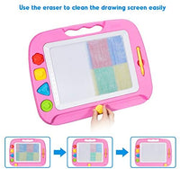 Pizarra colorida borrable magnética para bebés/niños, desarrollo de habilidades, tablero de dibujo, por Tonor - Arteztik
