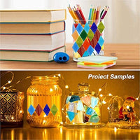 Yisau - Juego de azulejos de mosaico de vidrio para manualidades (1000 unidades, para decoración del hogar o manualidades de mosaico de bricolaje (rombo) - Arteztik
