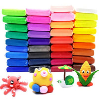36 colores de arcilla seca al aire, arcilla mágica, juguete de estudio, arte creativo para manualidades, regalo para niños y niñas - Arteztik
