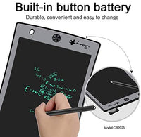 Tablet LCD de escritura tableta, 8.5 pulgadas de dibujo, tabletas para niños, tableros de doodle board, regalos para niños y adultos en casa, escuela y oficina, Azul - Arteztik
