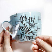 Rollo de papel de transferencia de color negro de 12 pulgadas x 10 pies para vinilo autoadhesivo para tazas, carteles, calcomanías, ventanas, aplicación con alto tope inicial - Arteztik
