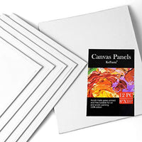Lona para pintura, paquete de 12 unidades, lienzos para artistas de 7.9 x 9.8 in para pintura, perfecto para pintura al óleo y acrílica, panel de lienzo para pintura - Arteztik
