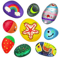 XXTOYS Kit de pintura de roca para niños – Artes y manualidades para niñas y niños – Pintura de roca que brilla en la oscuridad – Kit de arte para ocultar y buscar actividades, gran regalo creativo para manualidades de 4 a 8 años - Arteztik
