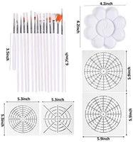 33 piezas Mandala Dotting Tools Kit de bolígrafo para pintura de uñas, patrón de relieve, manualidades, lienzo y dibujo - Arteztik
