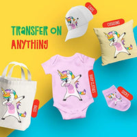 Raimarket Premium Papel de transferencia de calor para tela ligera o blanca | 20 hojas imprimibles | 8.5 x 11 pulgadas | Transferencias de camisetas térmicas DIY - Arteztik

