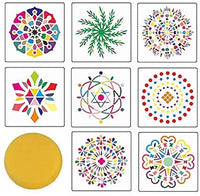 35 herramientas de punteo de mandala, herramientas para pintar mandalas, rocas, colorear, dibujar y dibujar - Arteztik
