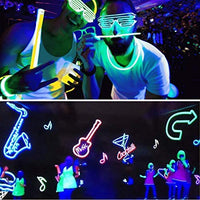 Seisso Polvo de pigmento que brilla en la oscuridad con lámpara, 12 colores de larga duración, tinte autobrillante, resina epoxi en polvo luminoso para arte de uñas DIY, pintura acrílica Slime, arte fino y manualidades, festivales, fiesta temática, Hallow - Arteztik

