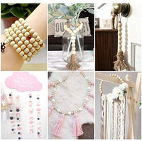WOWOSS 600 piezas de perlas de madera natural, 6 tamaños sin terminar, cuentas de madera sueltas, cuentas de madera redondas, surtidas, bolas de madera redondas para manualidades, joyería, decoración del hogar, 6/8/10/12/14/0.630 in - Arteztik
