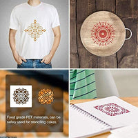 Juego de 56 plantillas de mandala para pintar y dibujar en madera de roca - Arteztik
