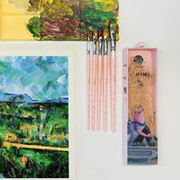 HIMI - Juego de 5 pinceles de acuarela para pintura acrílica de acuarela para rostro y cuerpo, ideal como regalo, para niños y adultos, color rosa, pinceles - Arteztik
