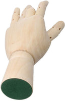 Artista Arte Modelo Articulado de madera mano izquierda maniquí Manikin flexible mano - Arteztik
