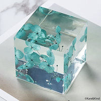 Moldes epoxi de resina de polímero – Juego de 2 formas de silicona – Cube/Esfera – Crea tus propios objetos transparentes o opacos – Fácil de quitar después de la moldura – suave, duradero, reutilizable - Arteztik
