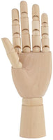Maniquí de mano de madera con dedos flexibles y movibles, maniquí articulado para bocetos, dibujo, hogar, oficina, escritorio, niños, juguetes, regalo - Arteztik
