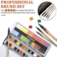 Juego de pinceles de pintura profesional para acuarela, pinceles redondos para pintura artística, gouache, detalles finos, acrílico, gouache, aceite - Arteztik
