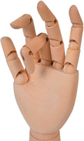 Bleiou - Maniquí de madera con manicura de 7.0 in para dibujar, dibujar y pintar - Arteztik
