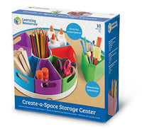 Centro de almacenamiento "creador de espacio" Learning Resources, colores brillantes - Arteztik
