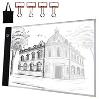 Cuadro de luz A4 de pintura de diamante, caja de luz portátil A4, cuadro de dibujo ultrafino, accesorios de pintura de diamante para pintura de diamante, diseño de animación, copia de caligrafía - Arteztik
