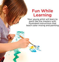 Faber-Castell - Juego de pintura texturizada para niños (12 piezas, 5 pinceles de pintura Tempera y pinceles de textura) - Arteztik
