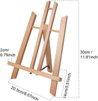 Conda - Caballete de madera de pino (12.0 in, 12 unidades) - Arteztik
