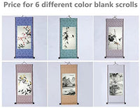jz014 hmay montaje mini Hanging pared Set de desplazamiento para Kanji en blanco, Sumi y caligrafía china (6pcs/set, 11.8" 27.6") - Arteztik

