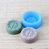 Molde redondo de silicona para jabón, diseño de corazón, hecho a mano, para decoración de tartas de chocolate - Arteztik
