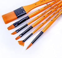 Mont Marte - Juego de 15 pinceles de pintura de primera calidad, incluye 15 pinceles diferentes en una caja enrollable con cierre magnético, apto para acuarela, acrílico y pintura al óleo - Arteztik
