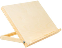 Caballete de mesa de madera maciza para estudio, pintura de escritorio de madera de pino resistente, mesa de dibujo, tabla de dibujo y caballete de exhibición. - Arteztik
