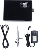 Kit de aerógrafo, Fy-Light multipropósito de alimentación por gravedad de una sola acción con mini compresor de aire portátil para maquillaje, aficiones, manualidades, decoración de tartas, tatuaje - Arteztik
