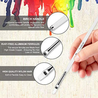 Juego de 5 pinceles de pintura de micro detalles, pinceles de pintura en miniatura para pintura, acrílico, miniatura, para acuarela, aceite - Arteztik
