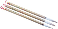 easyou HU cepillo para polvo para Freestyle Pintura y corriendo Cursive Guión de caligrafía china Sumi Wolf/Weasel +, de pelo de cabra de dibujo (Jianhao) - Arteztik
