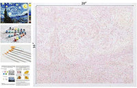 Pintura por números para adultos por Banlana, kit de pintura para adultos por números para principiantes en lienzo laminado de 16.0 x 20.0 in - Arteztik
