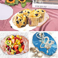 Juanya Molde de bandeja de resina de silicona, bandeja ovalada de ágata de geodo, moldes de fundición epoxi para hacer bandeja, tabla de servir y soporte de accesorios, decoración del hogar (molde de bandeja) - Arteztik
