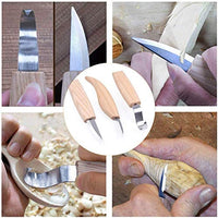Juego de herramientas de tallado de madera/juego de cuchillos de gancho de tallado de madera para principiantes kit de bricolaje - Arteztik
