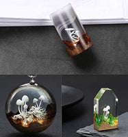 Fashionclubs 24 piezas de plástico pequeño medusas hechas a mano mini setas 3d resina molde relleno epoxi resina materiales de relleno modelo de joyería fabricación de resina suministros DIY manualidades kit - Arteztik
