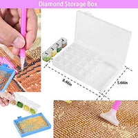 Benote accesorios de pintura de diamante, 5D kits de herramientas de pintura de diamante con bolígrafo de taladro LED, bandeja de luz Kits de pintura de diamante para arte DIY Craft Adultos o niños - Arteztik
