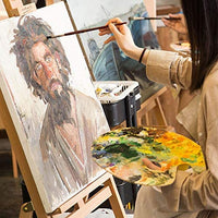 Ozazuco - Lienzo para pintura, 3.9 x 3.9 in, 5 unidades, lienzo blanco en blanco, 100 % algodón, imprimado, para suministros de arte para acrílicos, pintura al óleo, decoración de pared - Arteztik
