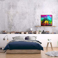 XPCARE Kit de pintura de diamantes, redondo, broca completa, kit de pintura de diamantes 5D por número, para decoración de pared del hogar, adultos y niños, 12 x 12 pulgadas, luna - Arteztik
