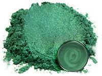 Pigmento en polvo de Mica "té verde" (1.76 oz), aditivo multiusos para manualidades y manualidades, carpintería, bombas de baño naturales, resina, pintura, epoxi, jabón, esmalte de uñas, bálsamo de labios (té verde, 1.76 oz). - Arteztik
