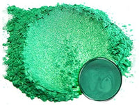 Pigmento en polvo de Mica "té verde" (1.76 oz), aditivo multiusos para manualidades y manualidades, carpintería, bombas de baño naturales, resina, pintura, epoxi, jabón, esmalte de uñas, bálsamo de labios (té verde, 1.76 oz). - Arteztik
