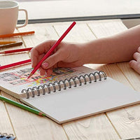 CONDA - Cuaderno de bocetos de 8.1 x 11.4 in, 100 hojas (3.53 oz/m²), encuadernado en espiral, papel de dibujo duradero sin ácido para dibujar pintura - Arteztik
