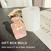 Caja de regalo 3D de cumpleaños moldes de resina para mamá mujeres moldes de epoxi de silicona fundición hecha a mano ornamento decoración Festival fiesta pastel molde DIY chocolate caramelo jabón artesanía velas - Arteztik
