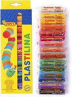Jovi Plastilina Arcilla de modelado reutilizable y no secado; 5 oz, Rollos de 15 colores, perfecto para proyectos de arte y manualidades - Arteztik
