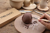 Meuxan - Juego de herramientas de cerámica para esculpir y arcilla (12 unidades) - Arteztik
