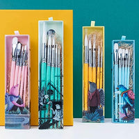 HIMI - Juego de 5 pinceles de acuarela para pintura acrílica de acuarela para rostro y cuerpo, ideal como regalo, para niños y adultos, color rosa, pinceles - Arteztik
