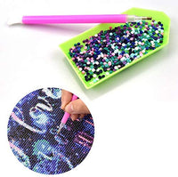 Bloce kits de pintura de diamante para adultos, 11.8 x 15.7 in, kit de bricolaje de diamantes de arte, Hope Believe Love Crystal Full Drill Arts Craft Canvas Supply para decoración de pared del hogar - Arteztik
