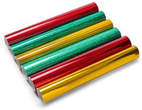 Paquete de hojas de vinilo adhesivas, 12.0 x 12.0 in, ultra mate, paquete de vinilo autoadhesivo permanente en 6 colores para Cricut y Cameo (con 1 papel de transferencia) - Arteztik
