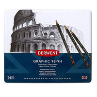 Juego de lápices de grafito Derwent, Variados - Arteztik
