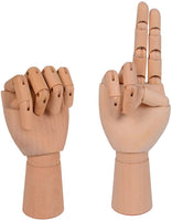 Bleiou - Maniquí de madera con manicura de 7.0 in para dibujar, dibujar y pintar - Arteztik
